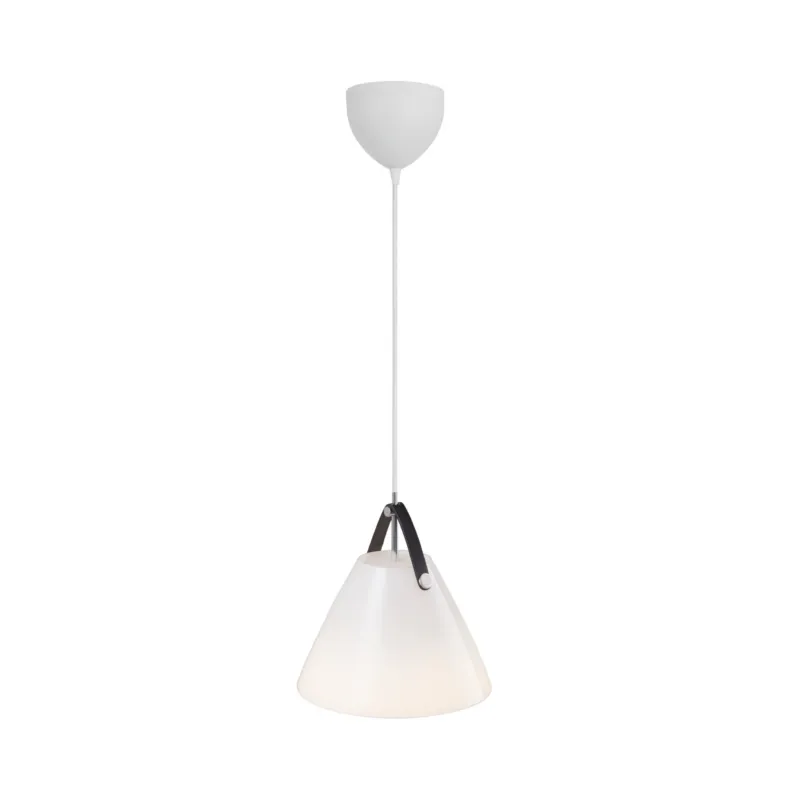 Wybór klientów Lampa skandynawska wisząca biała STRAP 27 84313001 - Design For The People